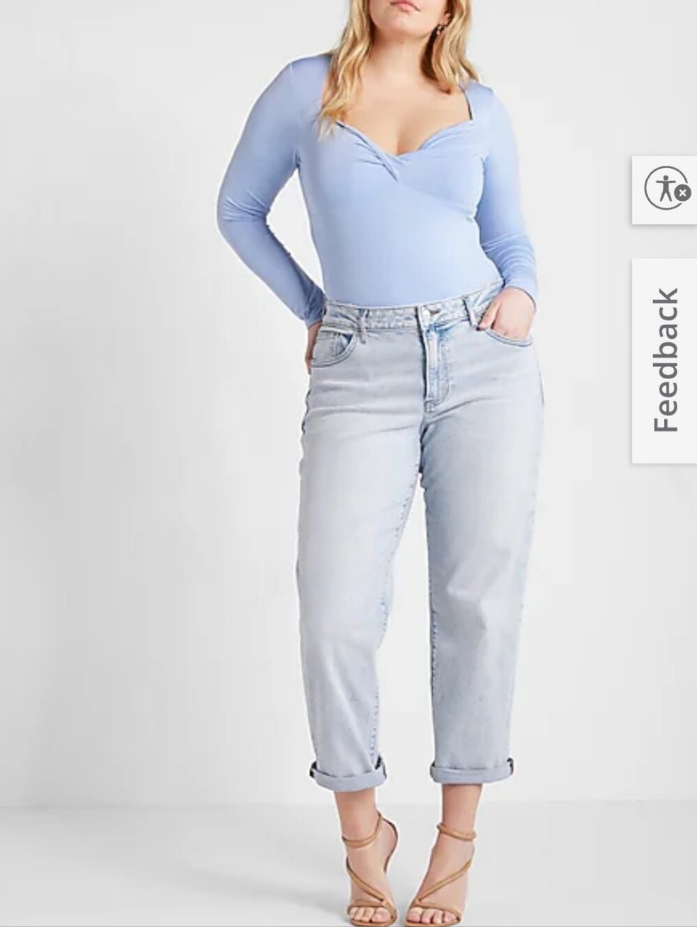 Express Boyfriend Mid Rise Jeans Size 10 R